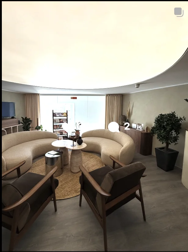 Instagram Image: Serene treatment room aesthetic